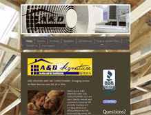 Tablet Screenshot of addhvac.com